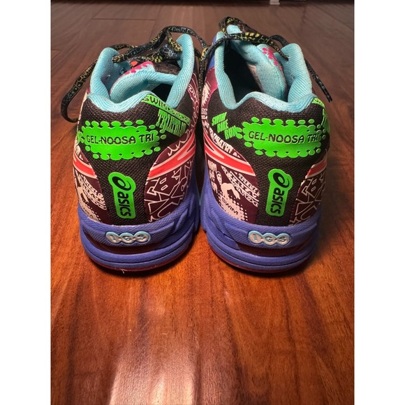Asics Womens Gel-Noosa Tri 9 Running Shoes Multicolor Black T458N Lace Up 9 M - Picture 5 of 8